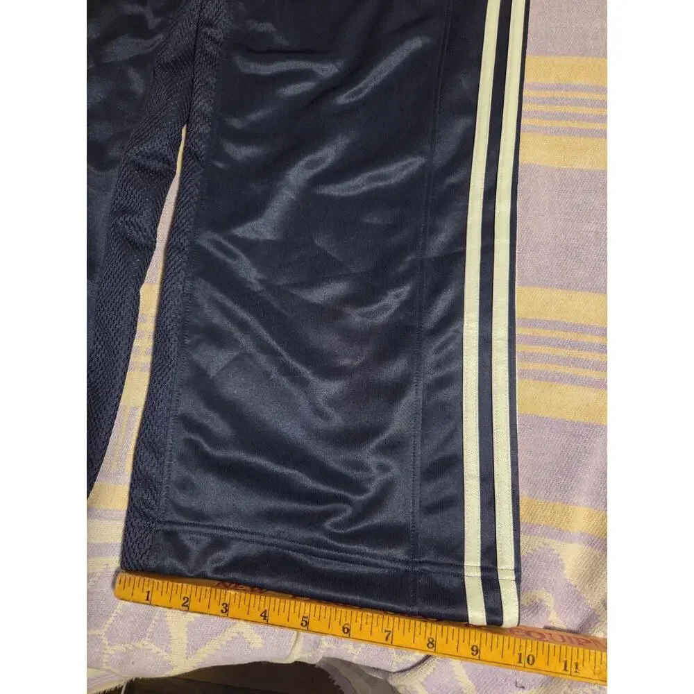Vintage Adidas Pants Mens XXL Blue Tearaway Snap Breakaway Pacers 2XL Team Issue